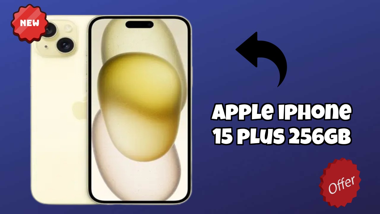 Apple IPhone 15 Plus 256GB Display Technology: 6.7 Inches (17.02 Cm) Screen