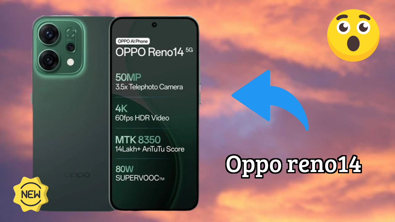 OPPO Reno14 Display Technology: 6.59 Inches (16.74 Cm) Screen