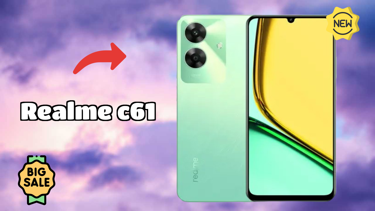 Realme C61 Display Size: 6.78 Inches (17.22 Cm) Screen Test