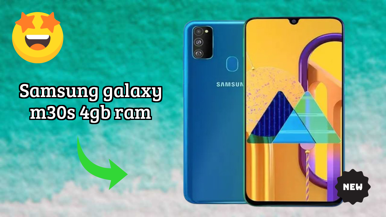 Samsung Galaxy M30s 4GB RAM Display Technology: Super AMOLED Quality