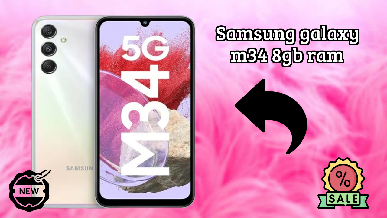 Samsung Galaxy M34 8GB RAM Performance: 8 GB RAM Multitasking