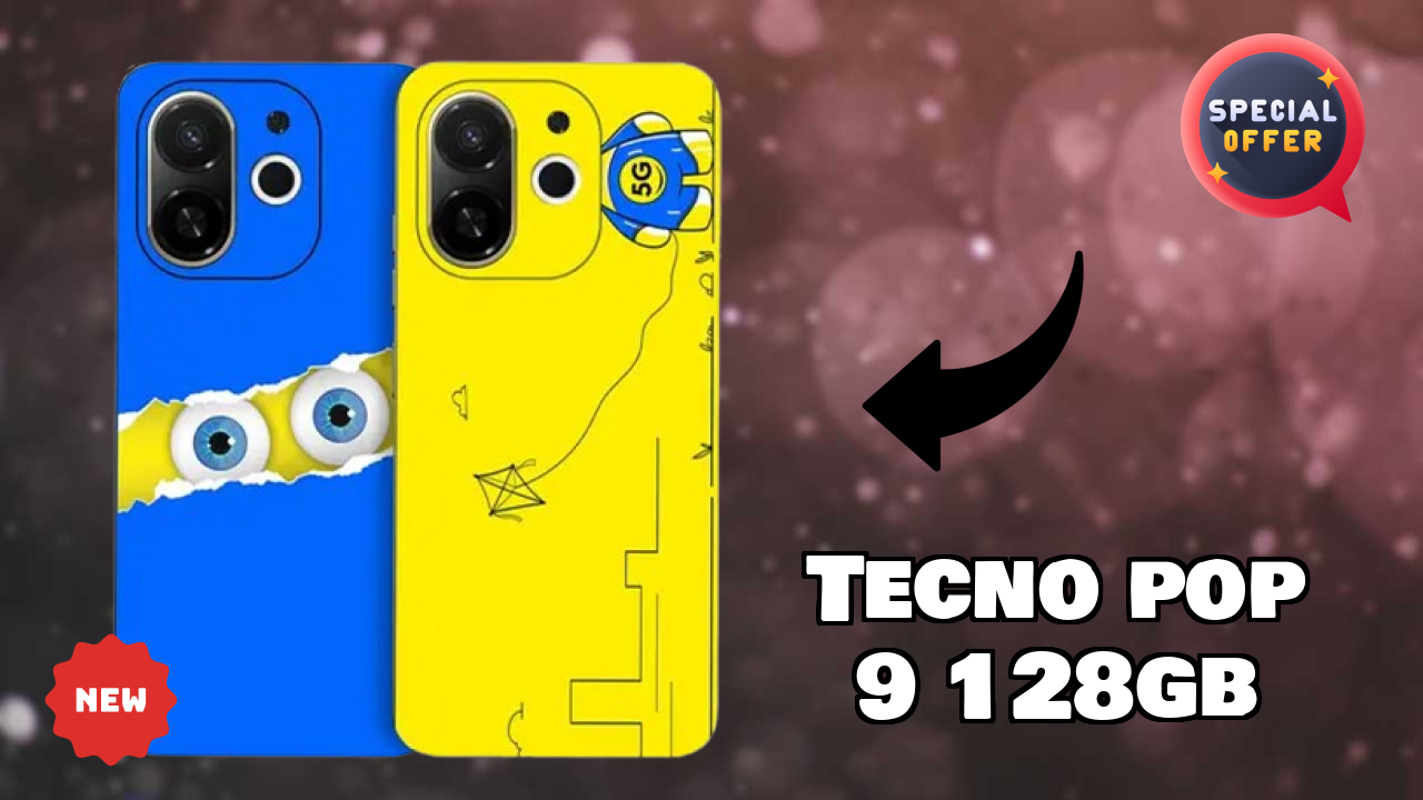 Tecno Pop 9 128GB at ₹8,299 - Complete Specifications