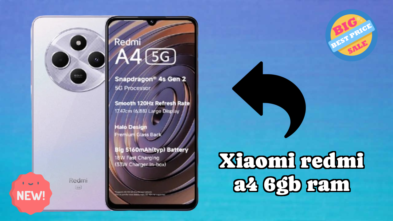 Xiaomi Redmi A4 6GB RAM at ₹8,999 - Best Phone in This Price Range