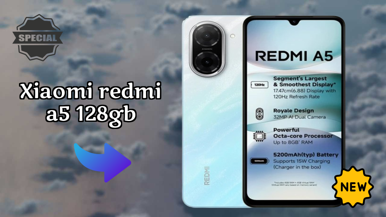 Xiaomi Redmi A5 128GB Display Size: 6.88 Inches (17.48 Cm) Screen Analysis